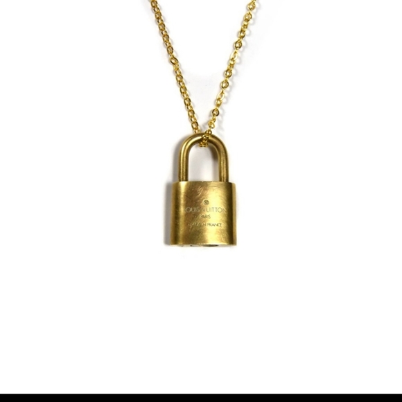 LOUIS VUITTON Authentic PADLOCK (necklace not LV added to complement PADLOCK) - Picture 2 of 5